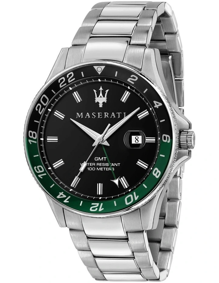 Sfida 44mm Black Dial Bracelet Watch R8853140005