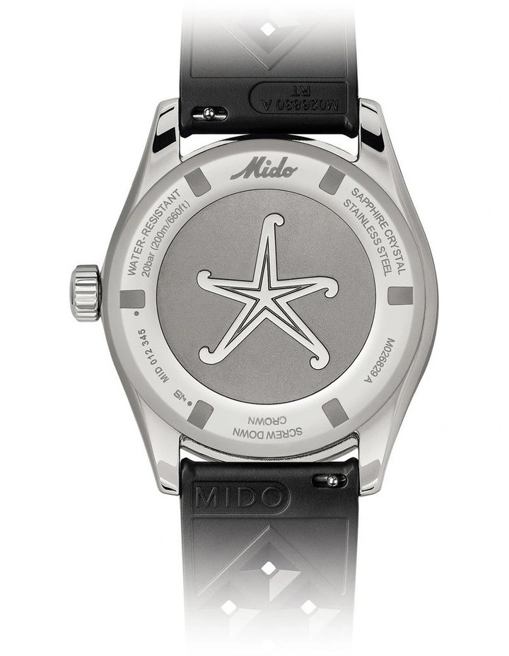 Ocean Star Decompression Worldtimer Swiss Automatic Watch in Black