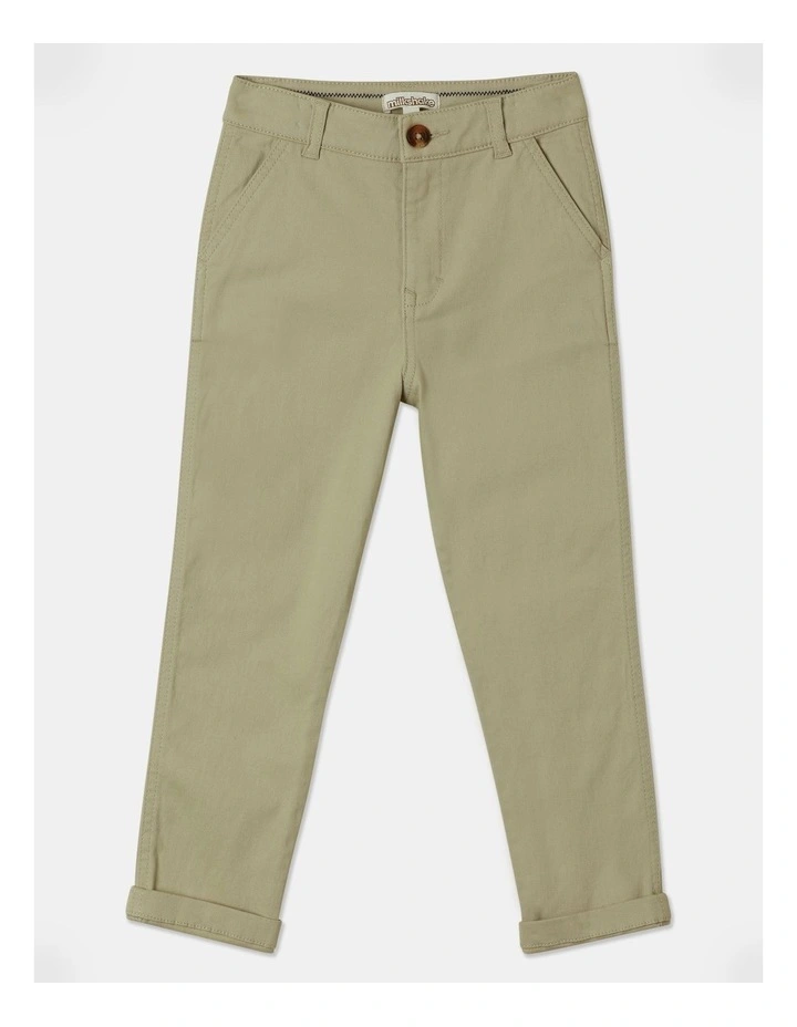 5 Pocket Chino Pant (3-8 Years) in Stone