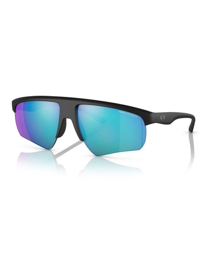 0AX4123S Sunglasses in Matte Black