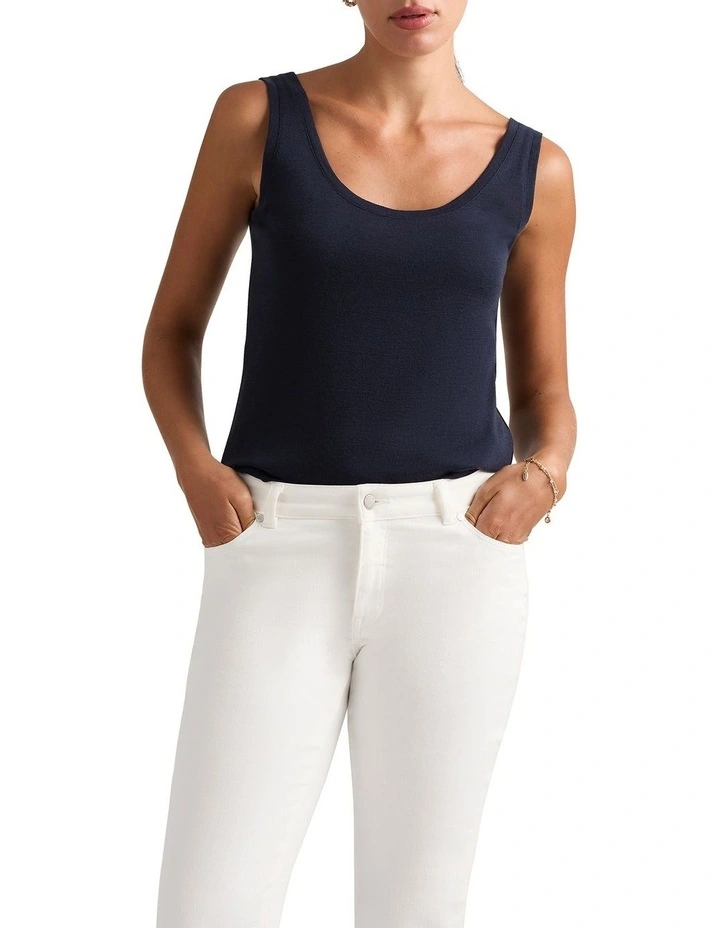 Marslie Babywool Tank in Midnight
