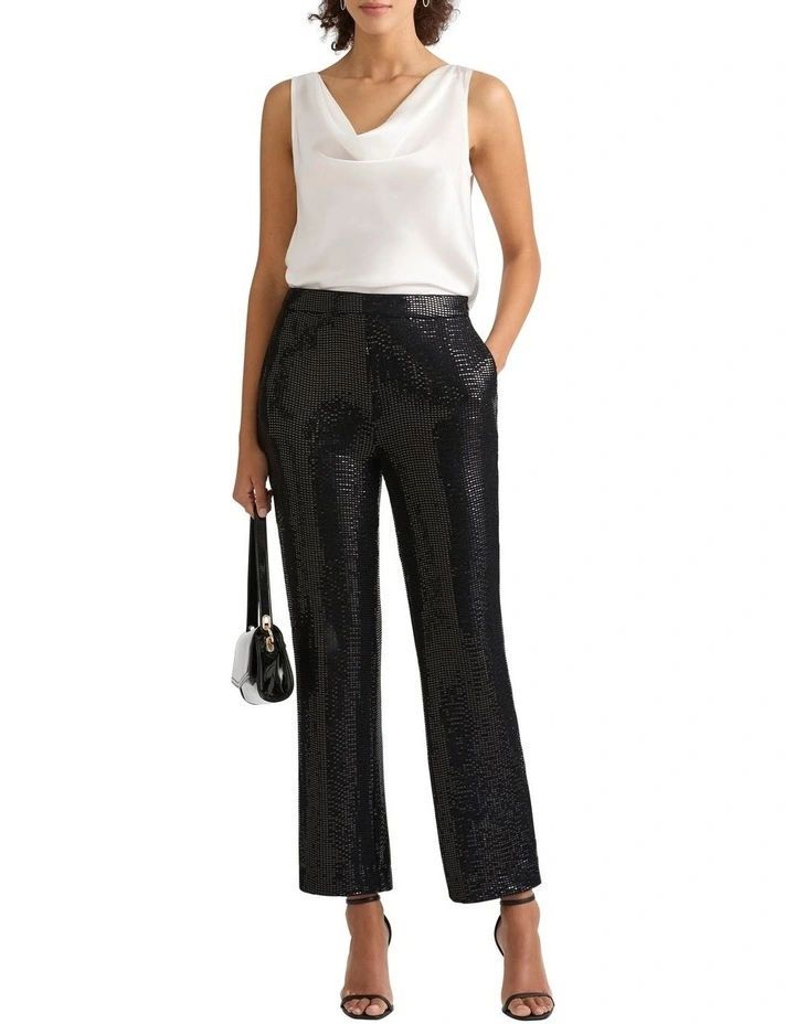 Kate Silk Top in Ivory