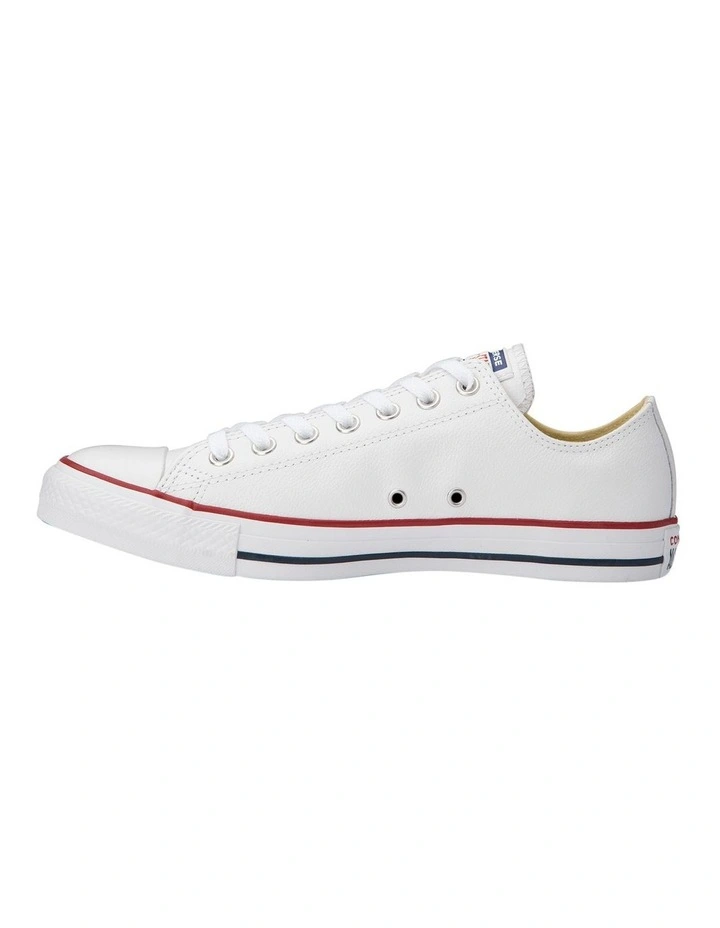 Chuck Taylor All Star Optic White Leather Low Top Sneaker