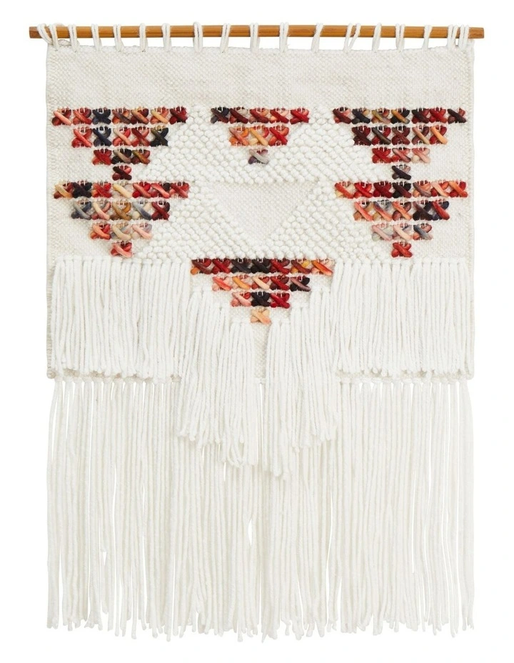 Fringe Wall Hanging in White