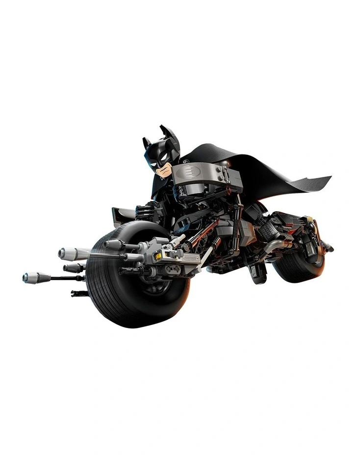 Super Heroes DC Batman Construction Figure and the Bat-Pod Bike