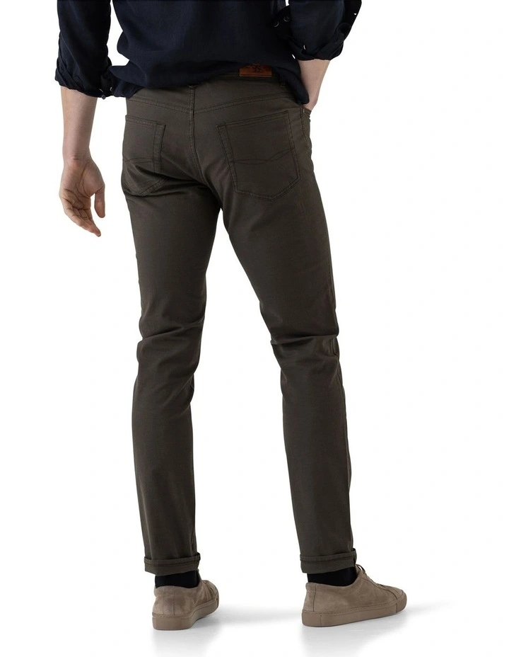 Gunn Straight Fit Jean Regular Leg in Forest
