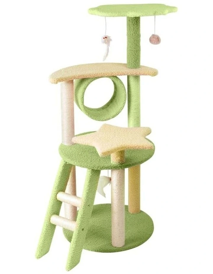 Galaxy Condo Pet Tree 101cm in Yellow Green