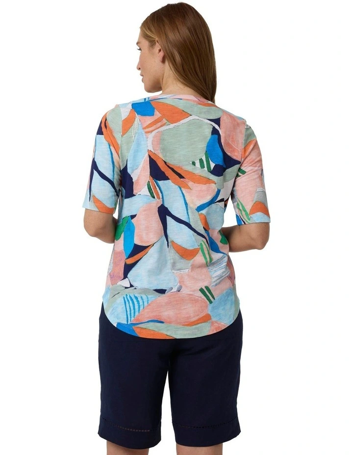 Tee in Pastel Print