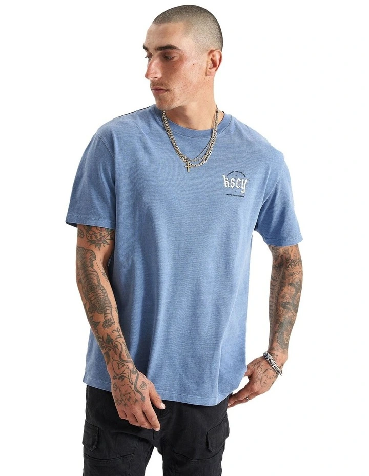 Hope Relaxed Tee in Blue