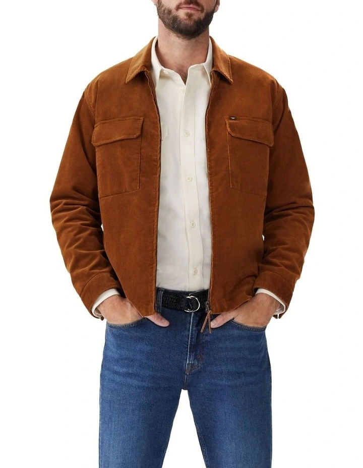 Draughtsman Overshirt in Tobacco