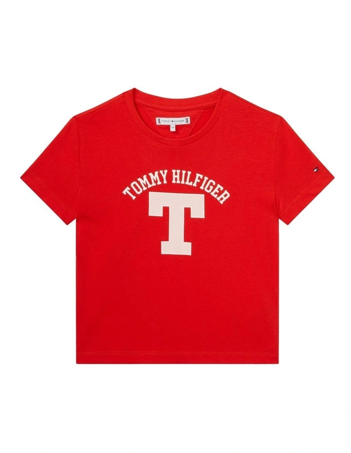 Girls 8-16 WCC Varsity Tee in Red