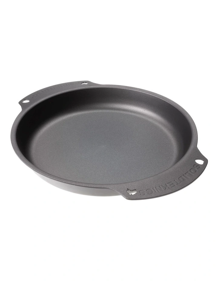 Quenched Lightning Pan Dual-Handle 28cm in Black