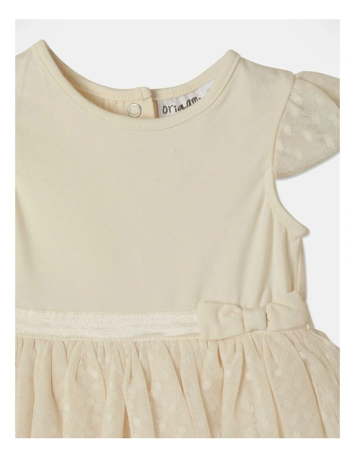 Tutu Bodysuit in Dusty White