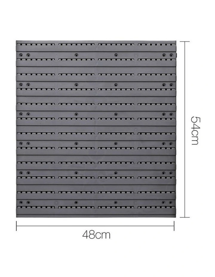 Giantz 44 Bin Wall Mounted Rack Storage Organiser