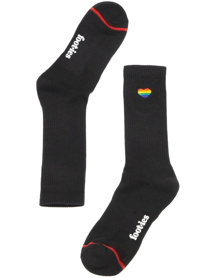 2 Pack Pride Sneaker Crew Socks in Multi