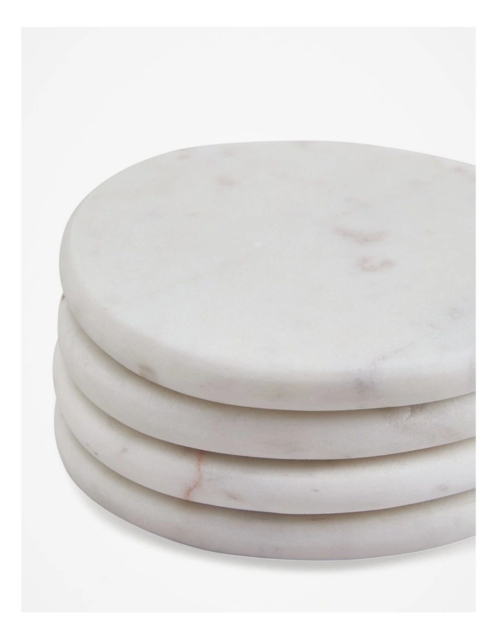 Hast Coaster Pack of 4 in Snow