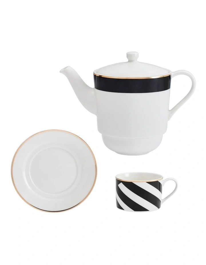 Luxe Deco Tea for One Set in Multi