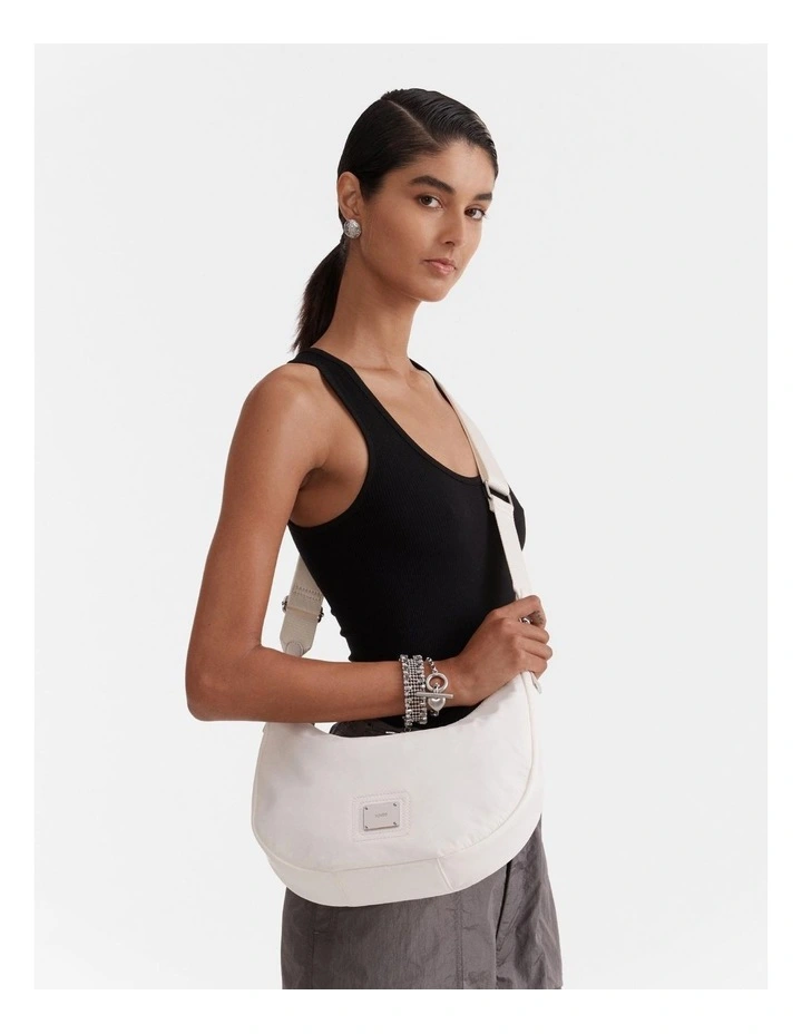 Elements Crossbody Bag in Off White