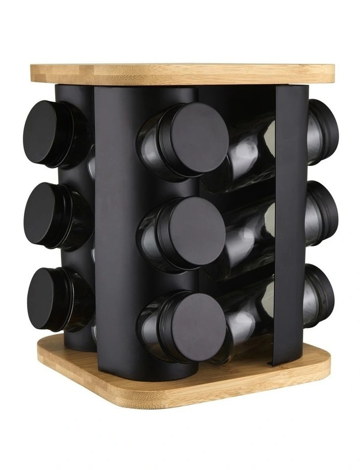 Harstad Spice Rack 13 Piece Set Gift Boxed in Natural
