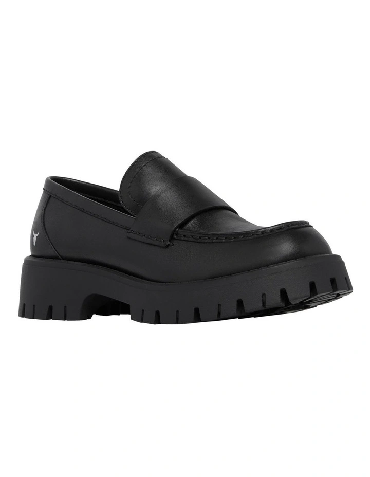 Tricks Leather Shoe In Black