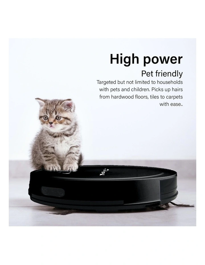Smart Robotic Vacuum Cleaner App Controlled Carpet Floors Auto Robot
