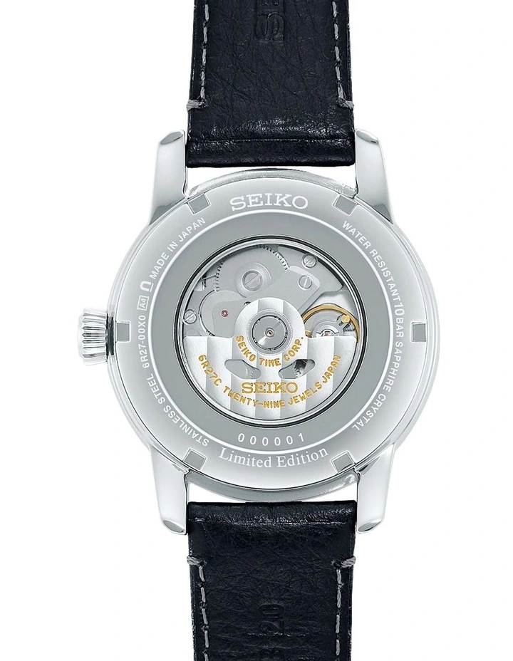 Presage 110th Anniversary Enamel Dial Limited Edition in Silver