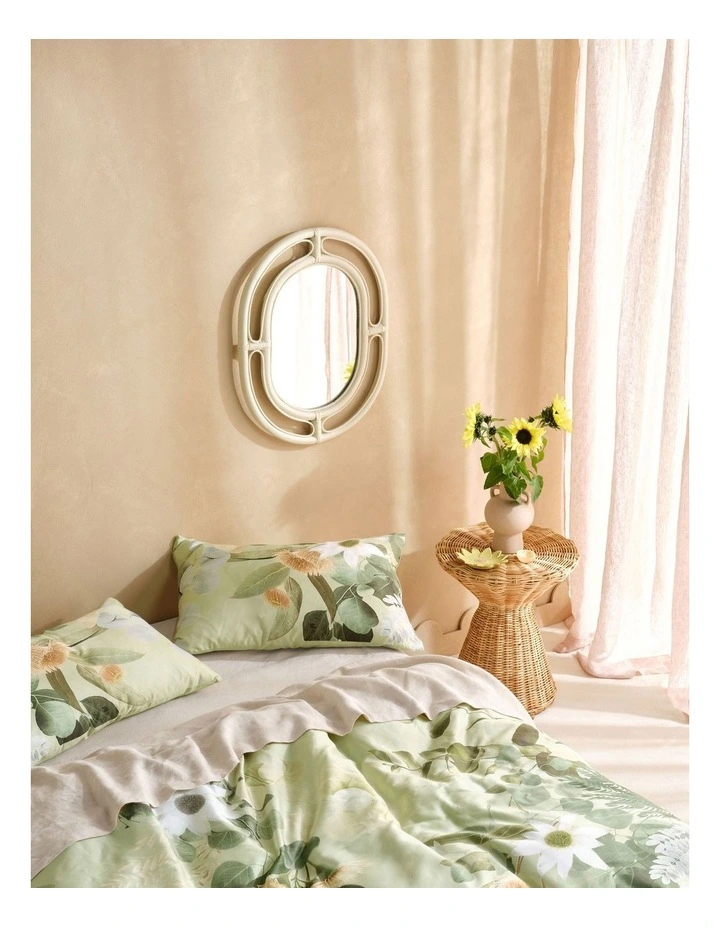 Priscilla Quilt Cover Set In Green