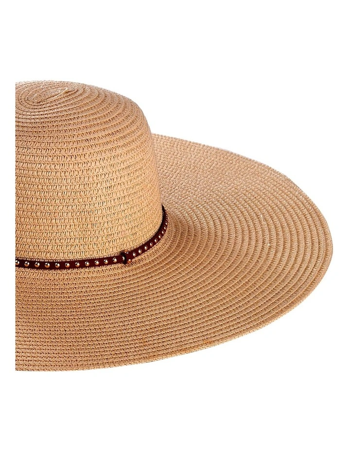 Wide Brim Hat in Natural
