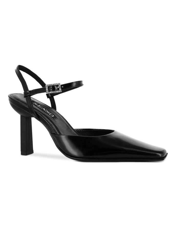 Henrietta Heeled Sandals in Black