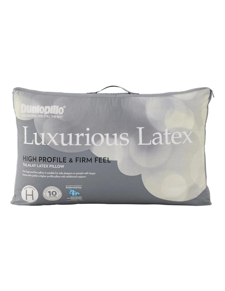Luxurious Latex High Profile & Firm Feel in White