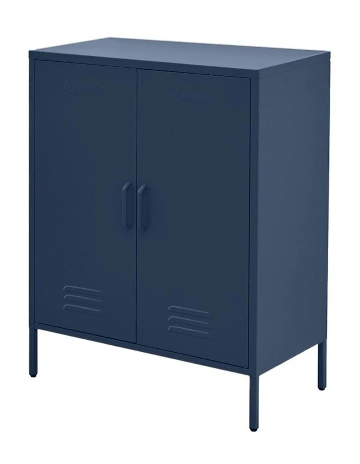 Buffet Sideboard Metal Cabinet in Blue