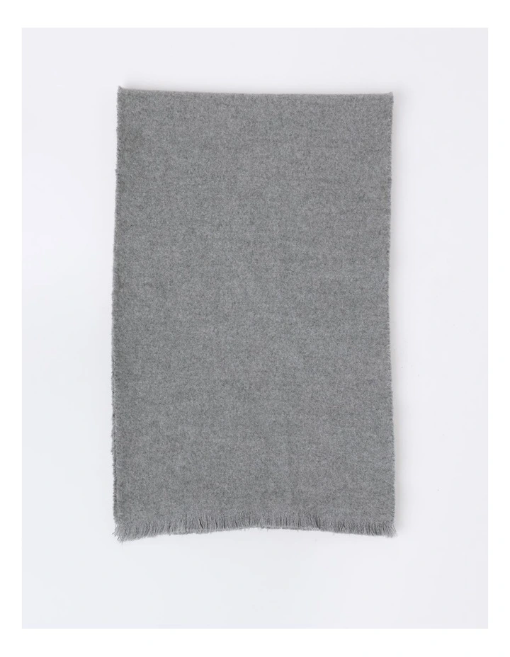 Essential Woven Scarf in Grey
