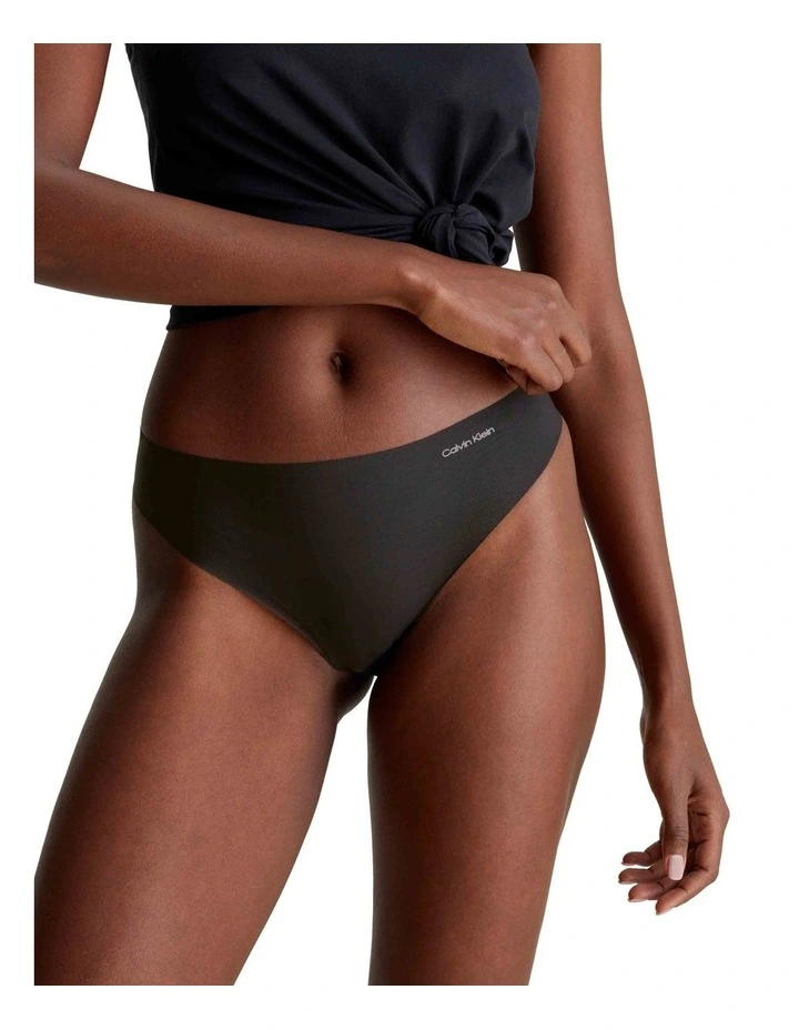 Invisibles Micro Thong 3 Pack in Black