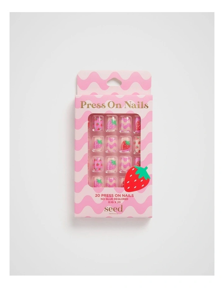 Strawberry Press On Nails