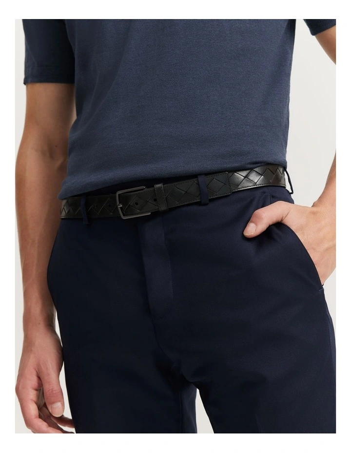 Urban Weave Belt in Black