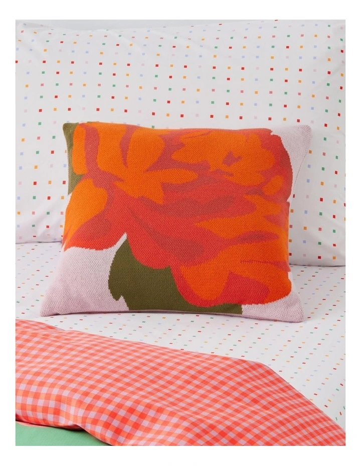 Rosette Novelty Cushion in Pink