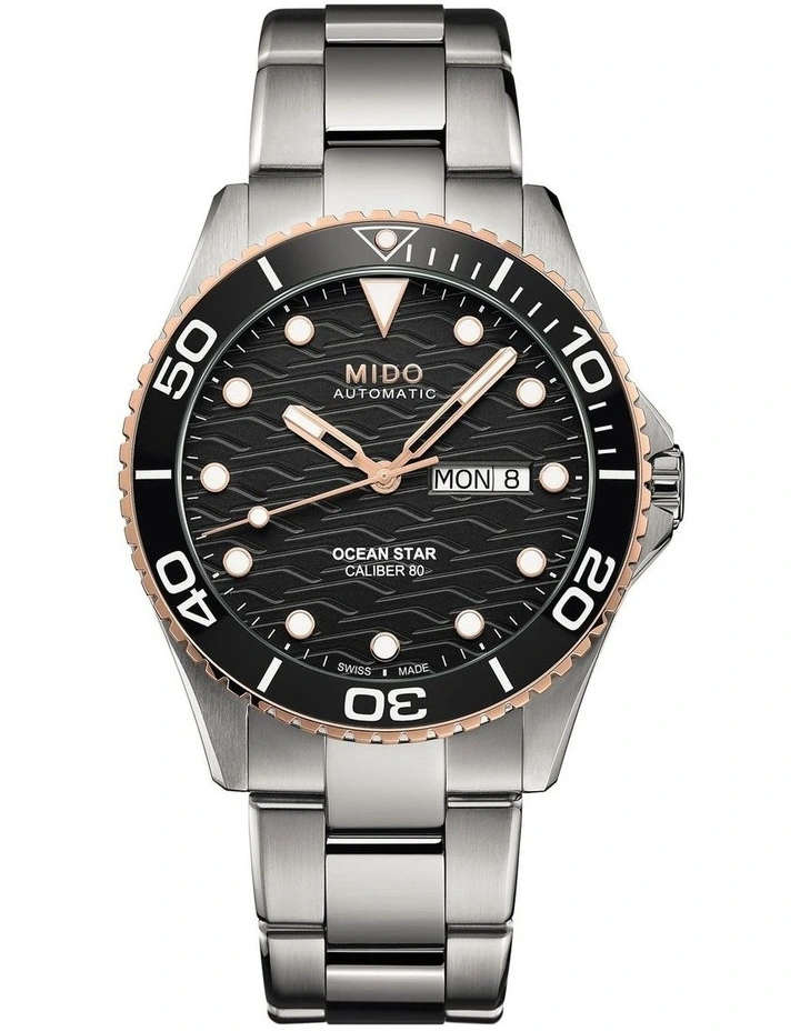 Ocean Star 200C Swiss Watch in Black