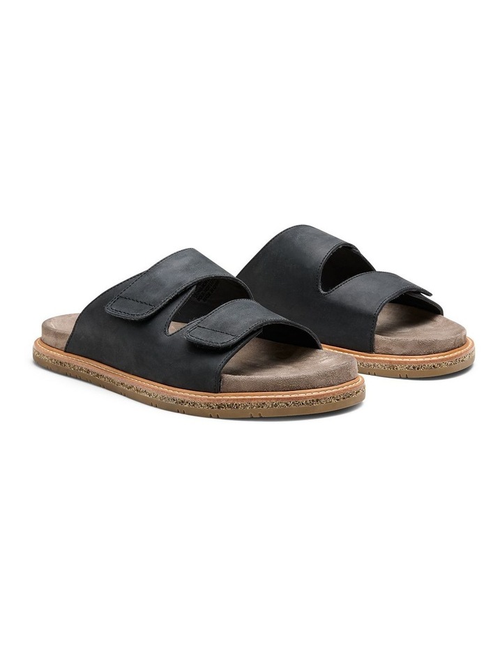 Sorrento Nubuck Sandals in Black