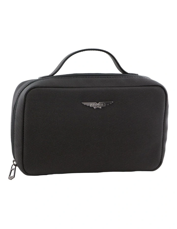 Wings Toiletry Bag in Black