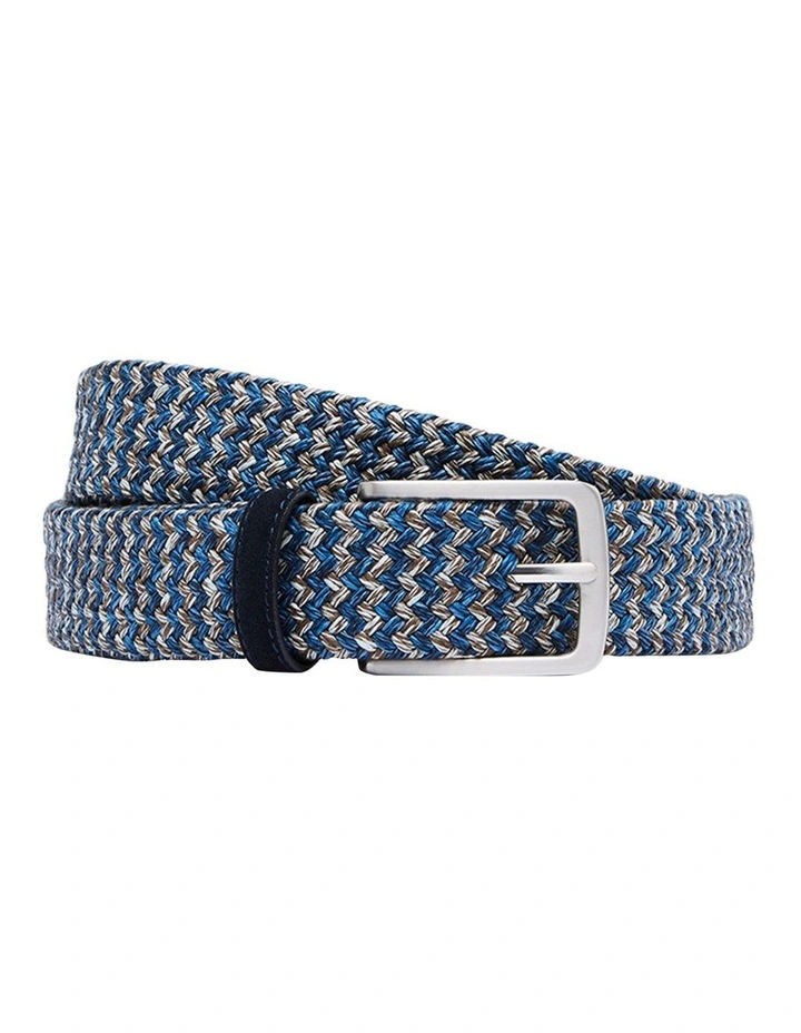 Belfore Belt in Blue Brown