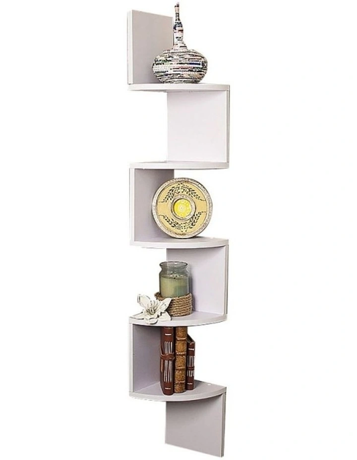 Corner Wall Shelf Display Shelves Book Storage Rack Floating Mounted