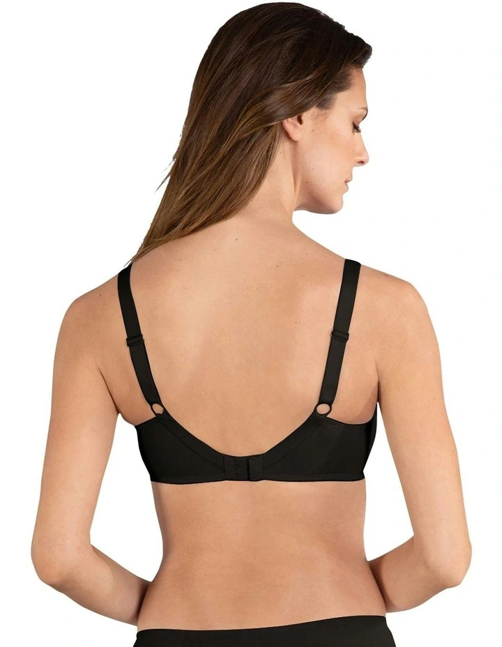 Wireless Maternity & Nursing Bra With Cotton in Black
