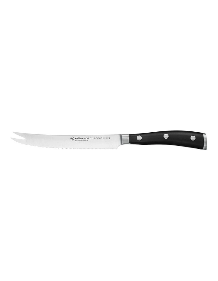 Classic Ikon Black Tomato Knife 14cm
