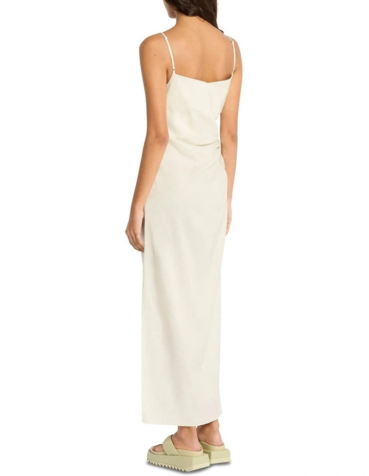 Hudson Sleeveless Midi Dress in Wax
