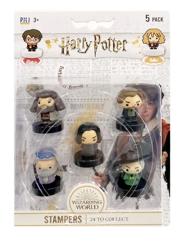 Kids Self Ink Stamper Seal Collectible Figure 5pv Assorted