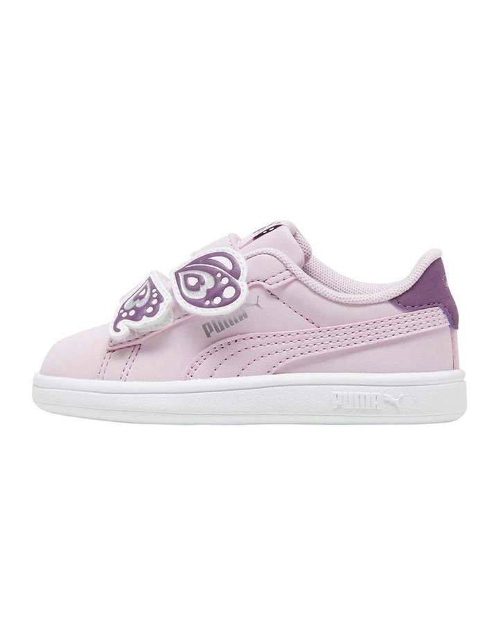 Smash 3.0 Butterfly Self-Fastening Infant Sneakers in Light Purple