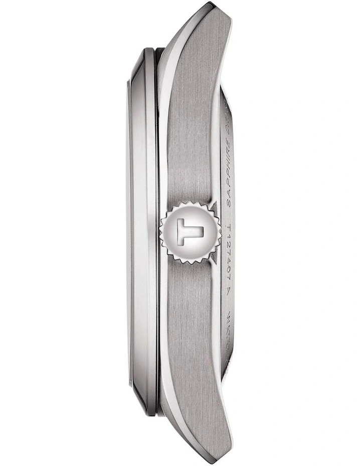 Gentleman Powermatic 80 Silicium T1274071105100 Automatic Watch in Black