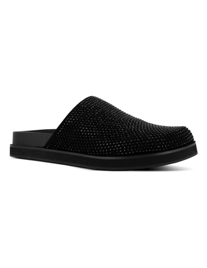 Zahria Flat Mules in Black