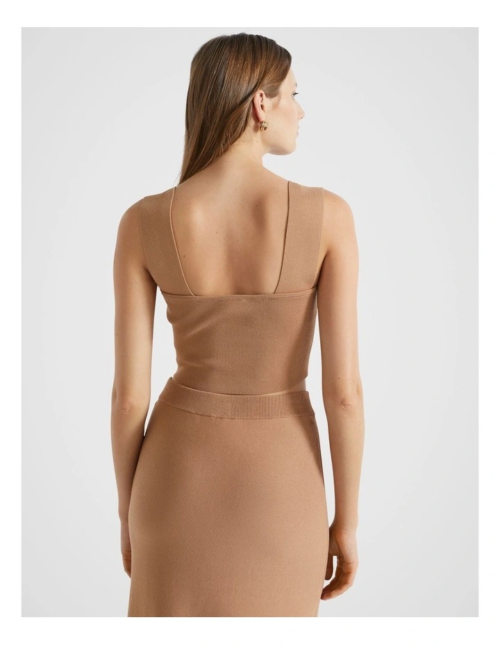 Crepe Knit Bodice in Fudge