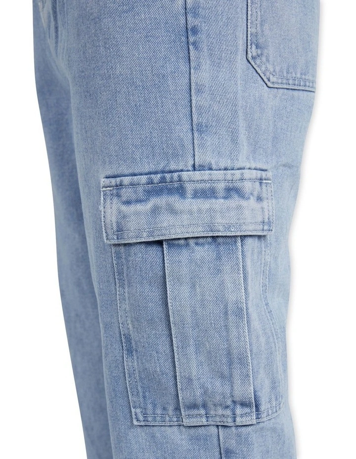 Avery Cargo Jeans (8-16 Years) in Denim